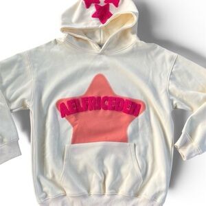 Aldrich Eden Pink Star Hoodie ⭐ Soft Grunge / Y2K Vibes